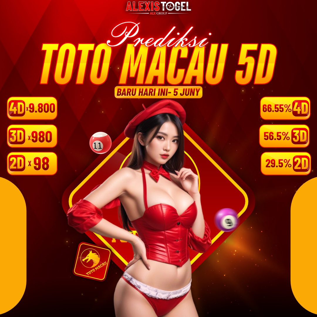 Prediksi TOTO MACAU 5D Baru Hari ini - 5 Juny Alexistogel